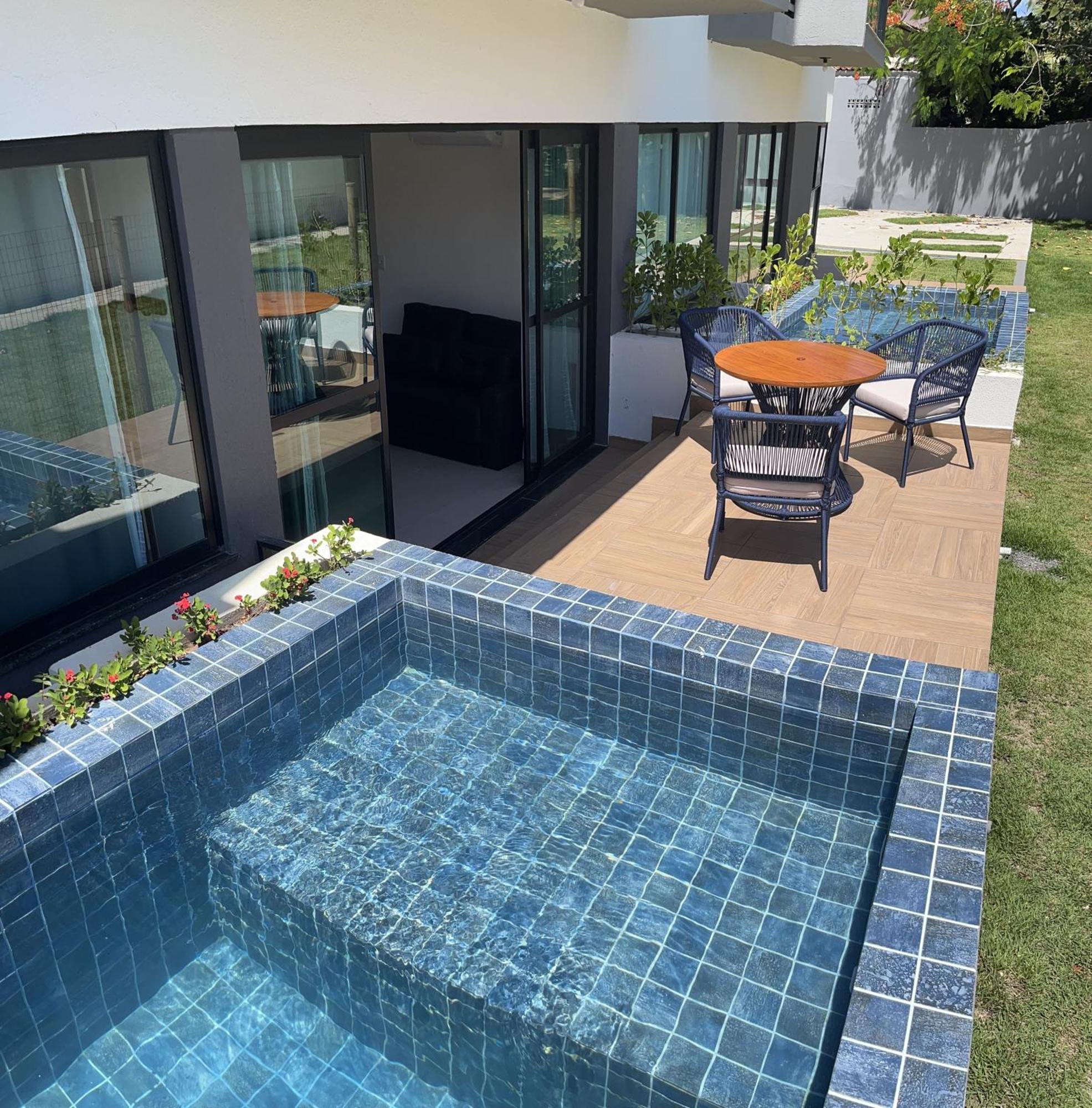 Flat Beira Mar Maracaipe- Porto De Galinhas Lägenhet Exteriör bild